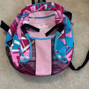 Rawlings Vibrant Pink and Blue Backpack